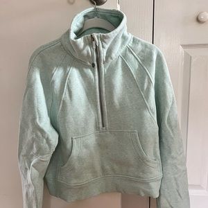 Lululemon scuba oversized funnel neck half zip